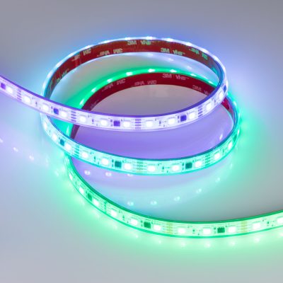 Лента герметичная SPI-PS-B60-12mm 12V RGB-PX3-BPT