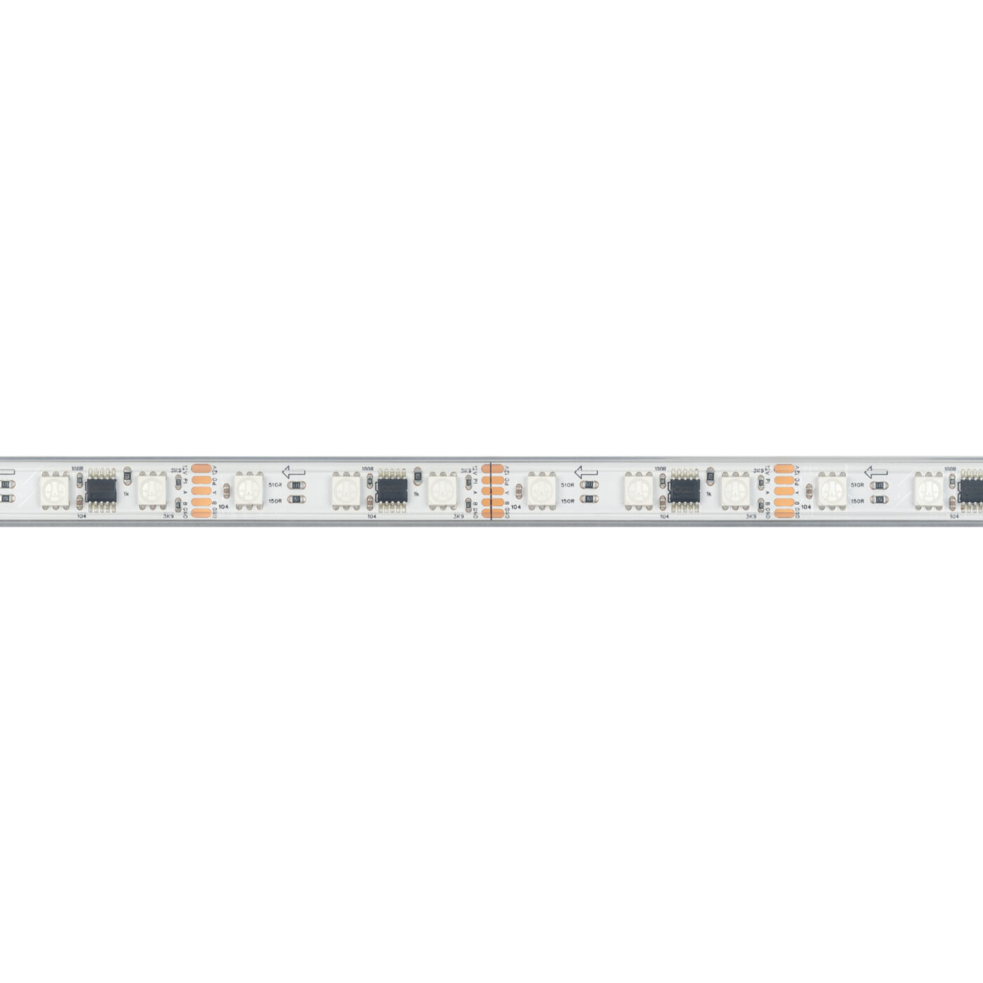 Лента герметичная DMX-PS-B60-12mm 12V RGB-PX3