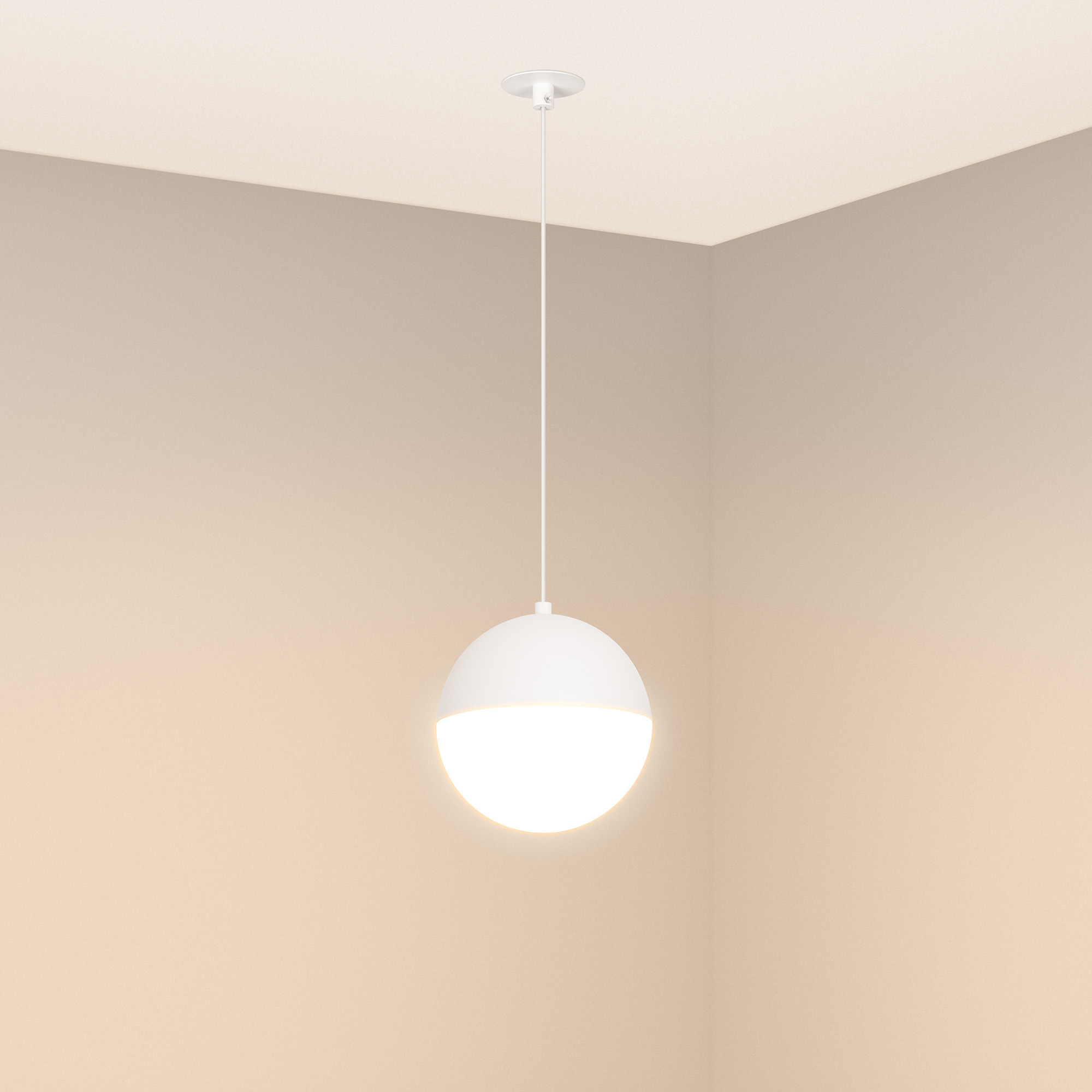 Светильник SP-EMISFERO-HANG-BUILT-R150-11W Warm3000