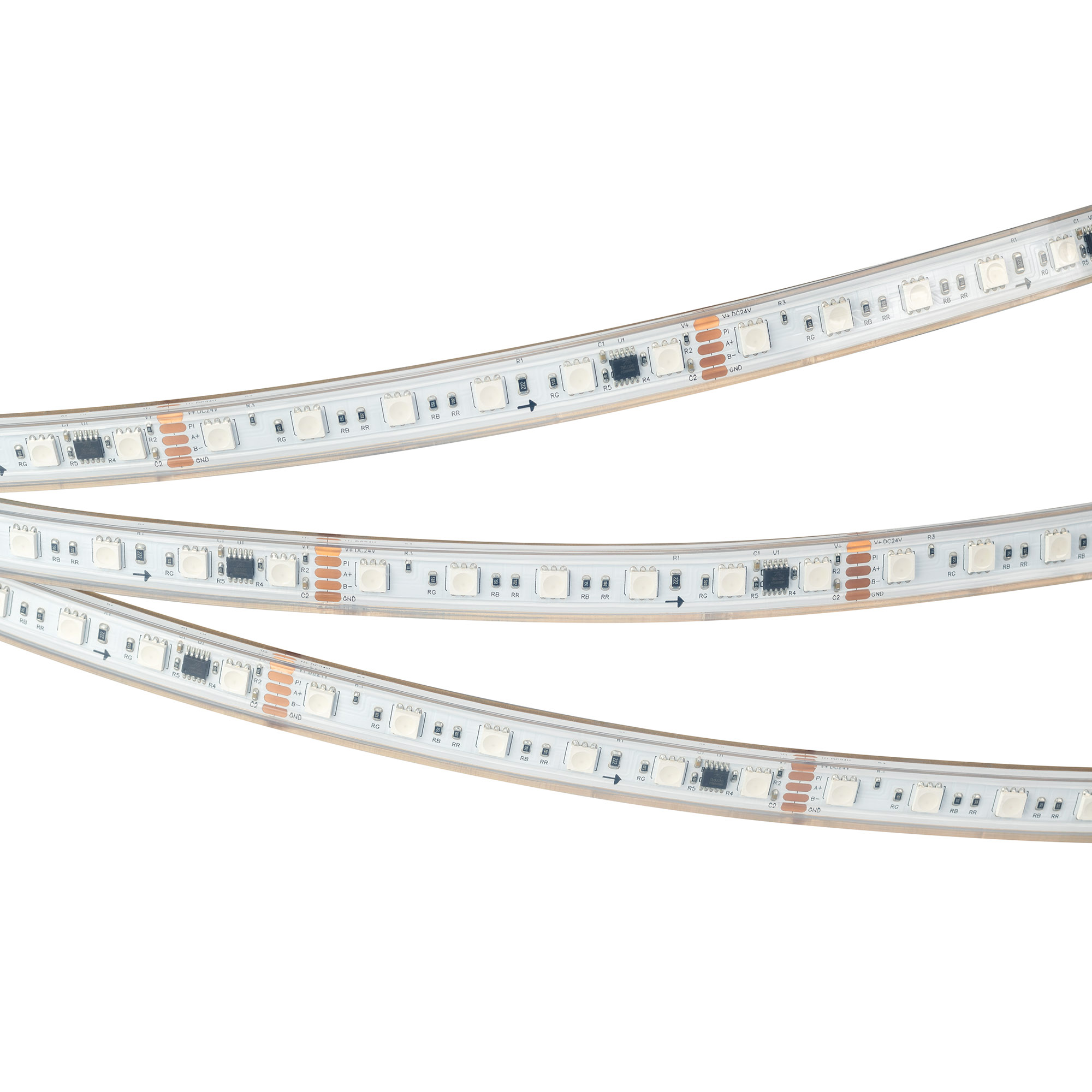 Лента герметичная DMX-PS-B60-15mm 24V RGB-PX6