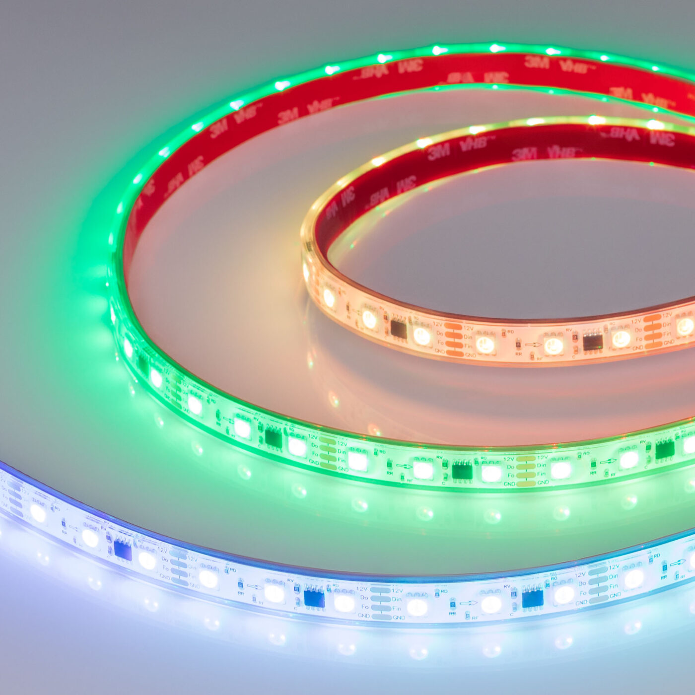 Лента герметичная SPI-PFS-B60-12mm 12V RGB-PX3-BPT