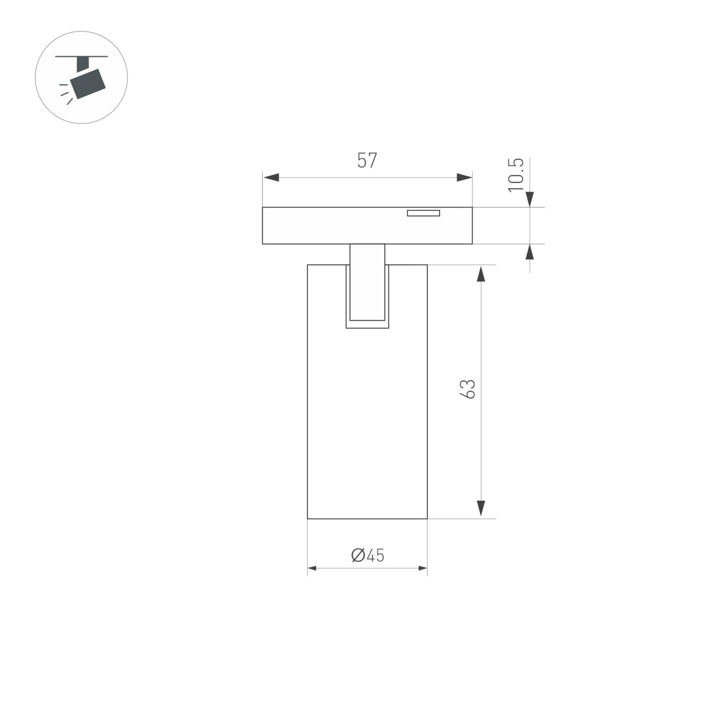 Светильник MAG-MICROCOSM-SPOT-R45-9W Warm3000