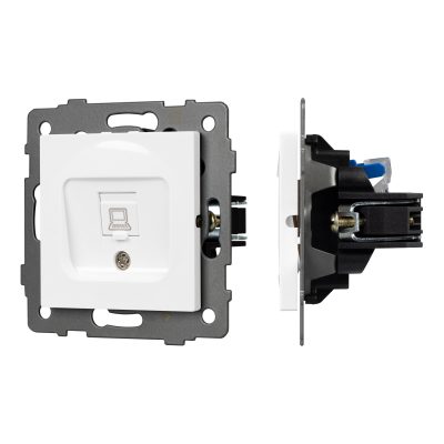 Механизм компьютерной розетки SCT-MPC1-PL-WH-V