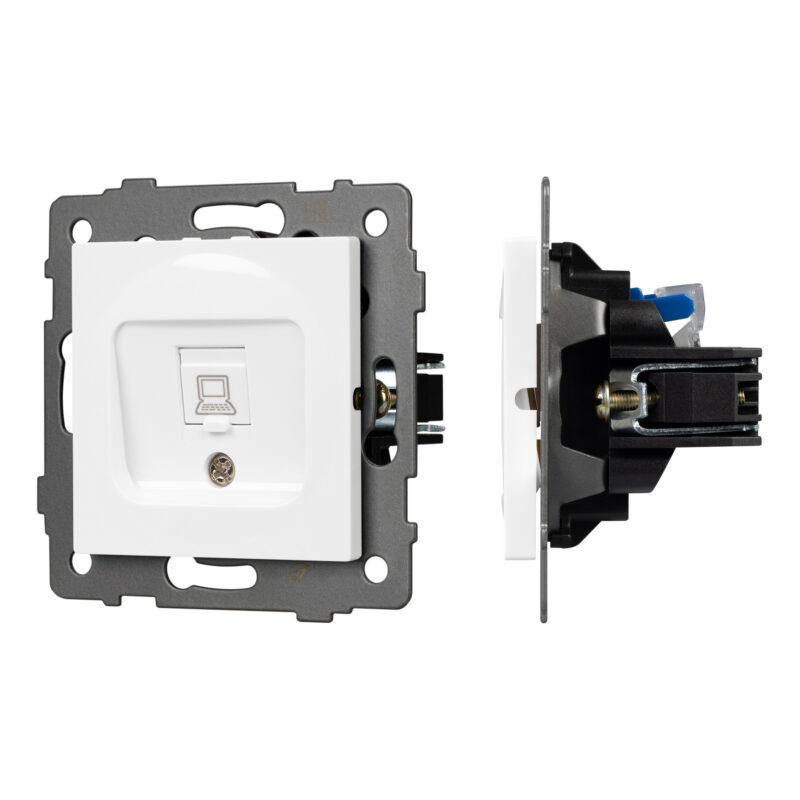 Механизм компьютерной розетки SCT-MPC1-PL-WH-V