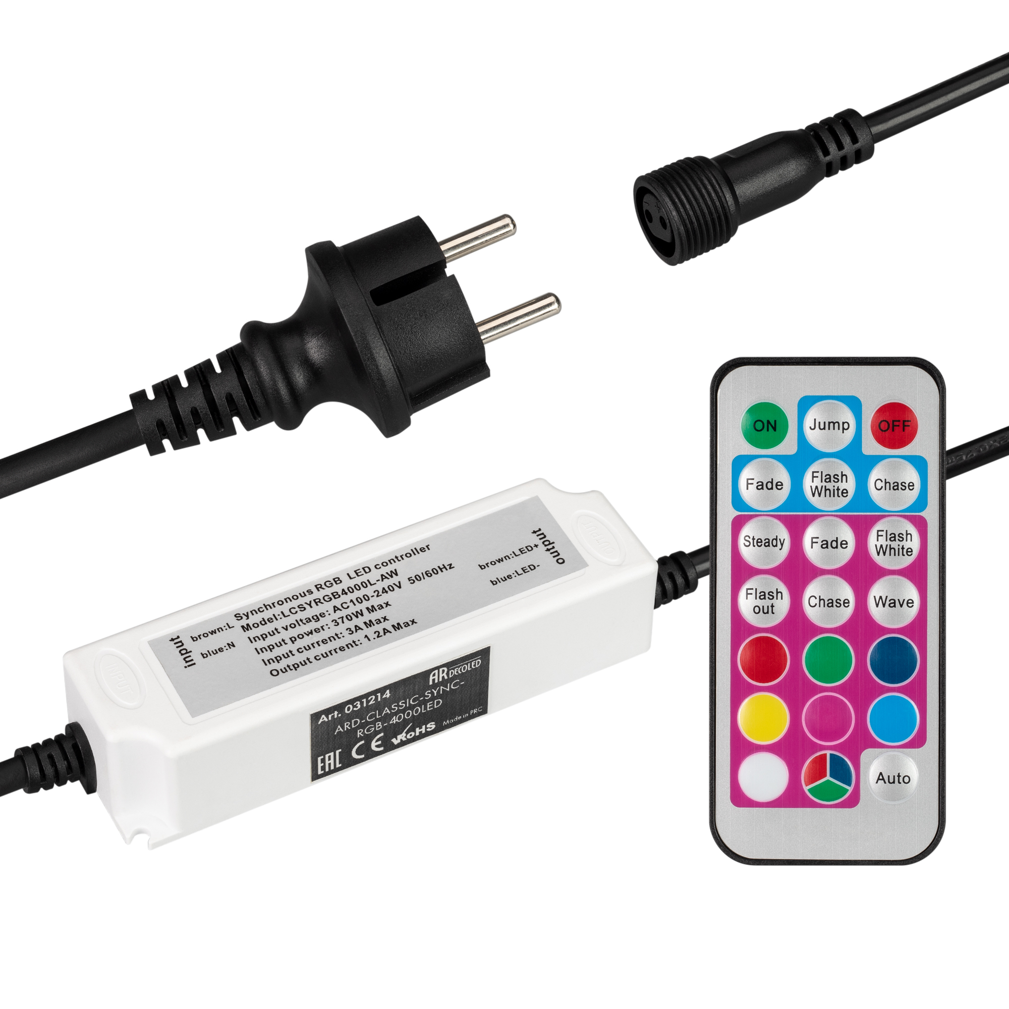 Контроллер ARD-CLASSIC-SYNC-RGB-4000LED Black