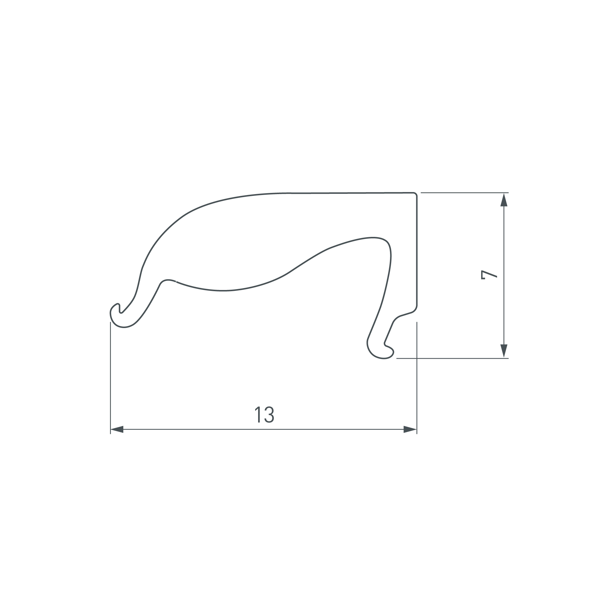 Экран ARH-PLINTUS-2000 Opal