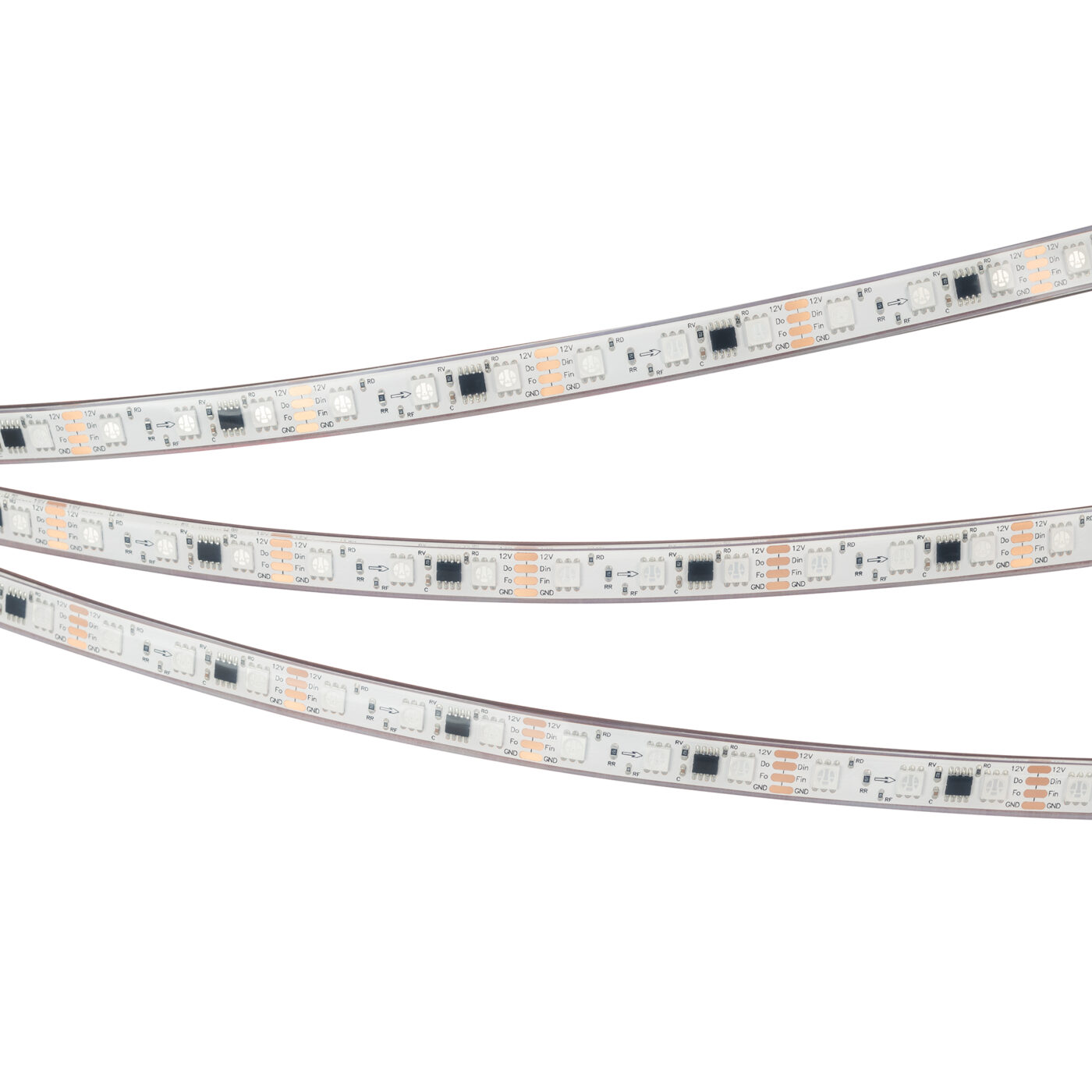 Лента герметичная SPI-PFS-B60-12mm 12V RGB-PX3-BPT