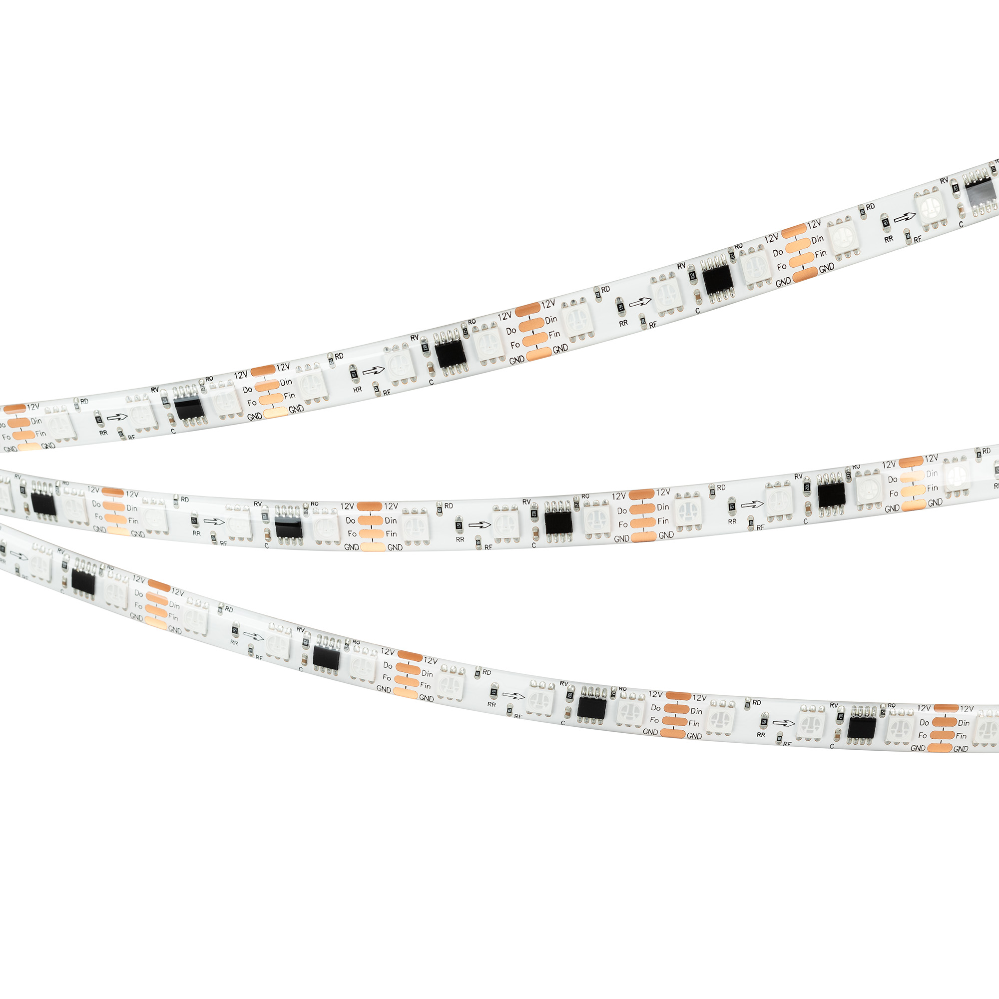 Лента герметичная SPI-SE-B60-10mm 12V RGB-PX3-BPT