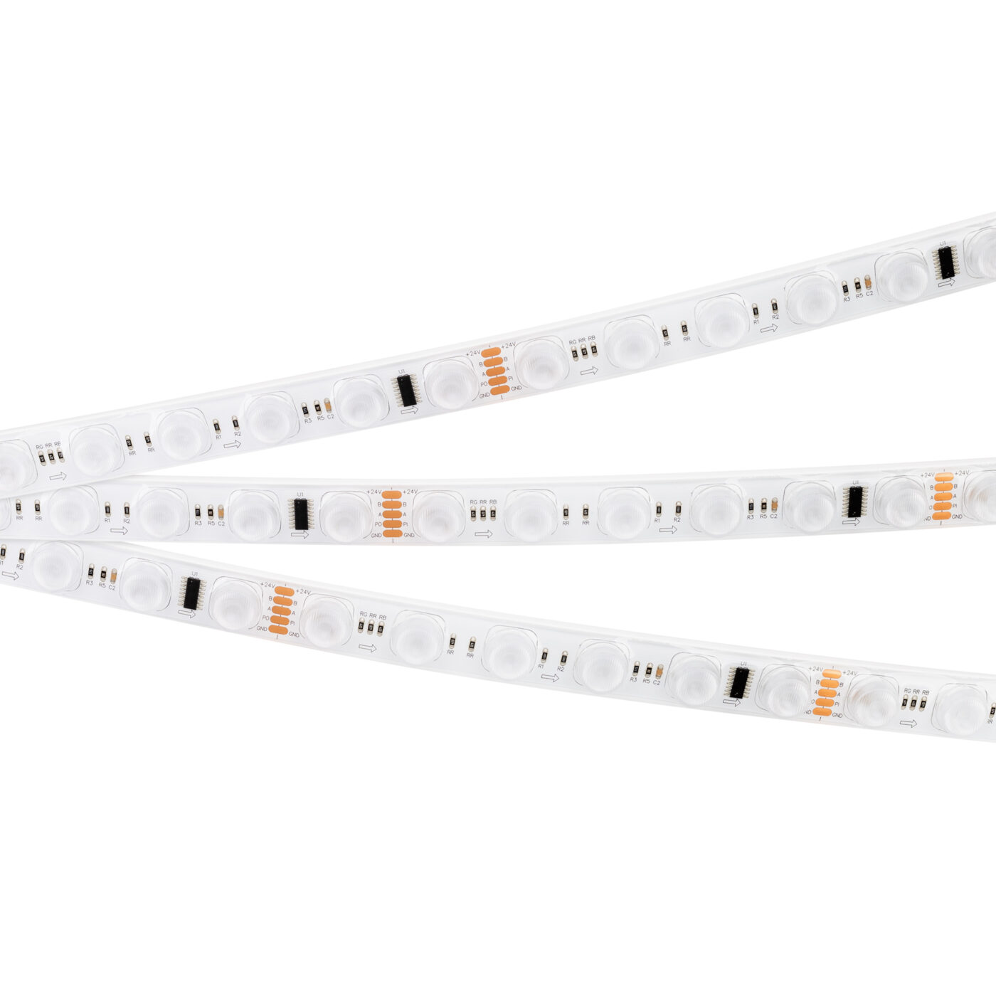 Лента герметичная DMX-FLT-PS-S36-23mm 24V RGB-PX6