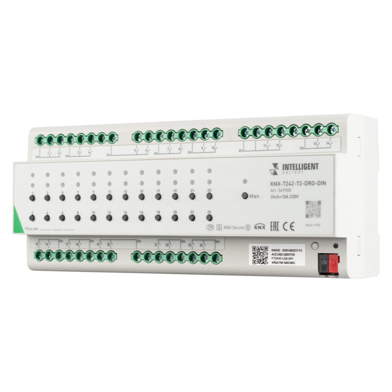 INTELLIGENT ARLIGHT Релейный модуль KNX-7242-72-DRO-DIN Grey