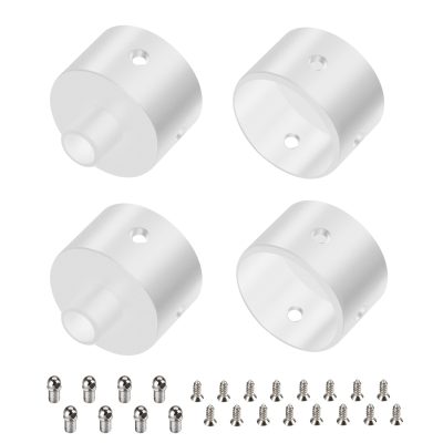Заглушка WPH-FLEX-D22-360deg WHITE ALU с отверстием