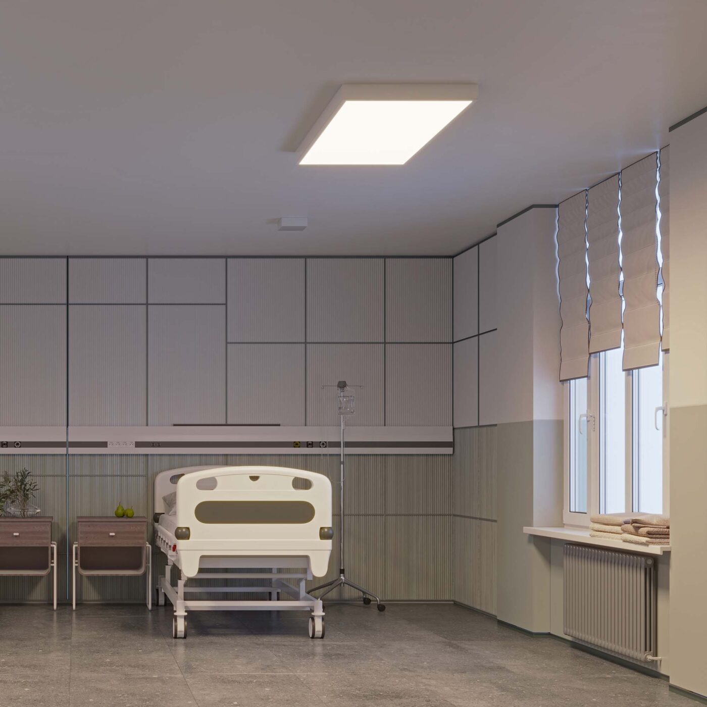 Панель IM-EMERGENCY-1.5H-S600x1200-53W White6000