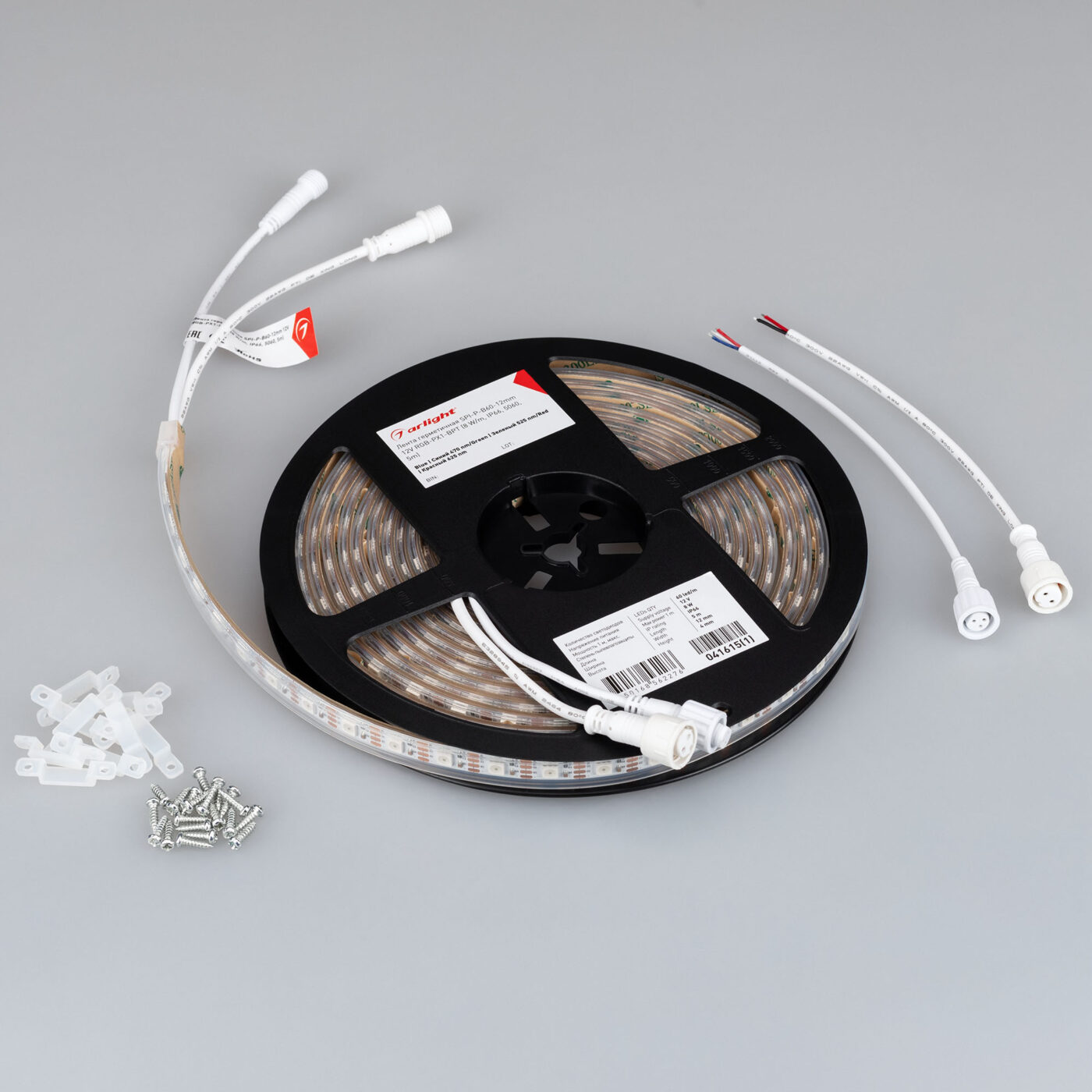 Лента герметичная SPI-P-B60-12mm 12V RGB-PX1-BPT