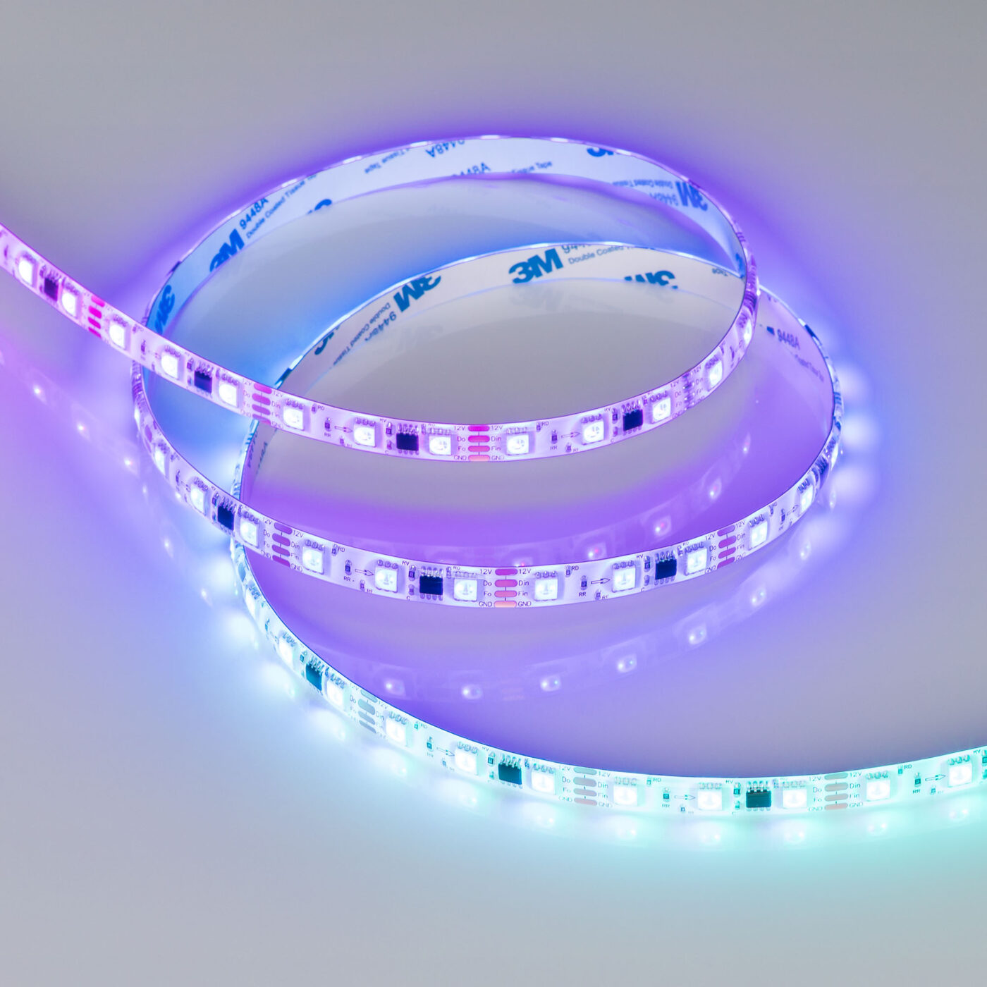 Лента герметичная SPI-SE-B60-10mm 12V RGB-PX3-BPT