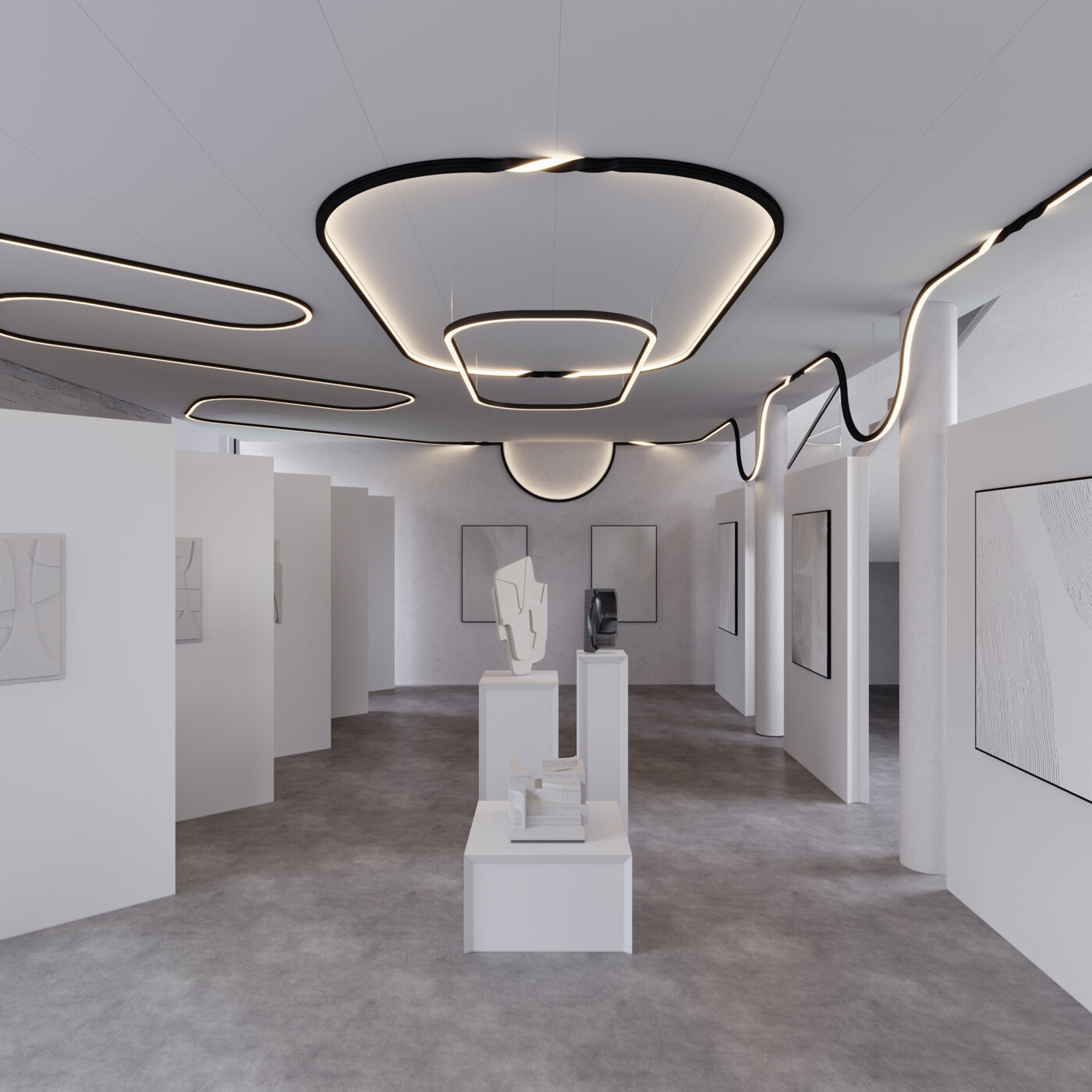 Профиль SL-ARC-5060-D1500-A45 WHITE