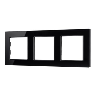 Рамка стеклянная FRM-GLARE-GS-3-BK
