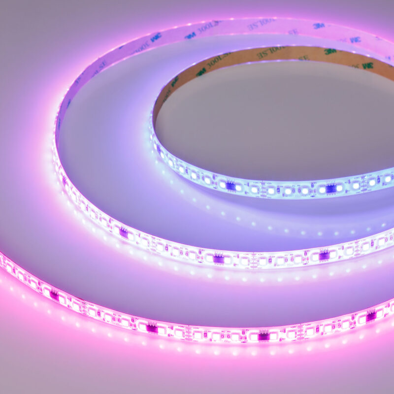 Лента герметичная SPI-SE-A120-10mm 24V RGB-PX6-BPT