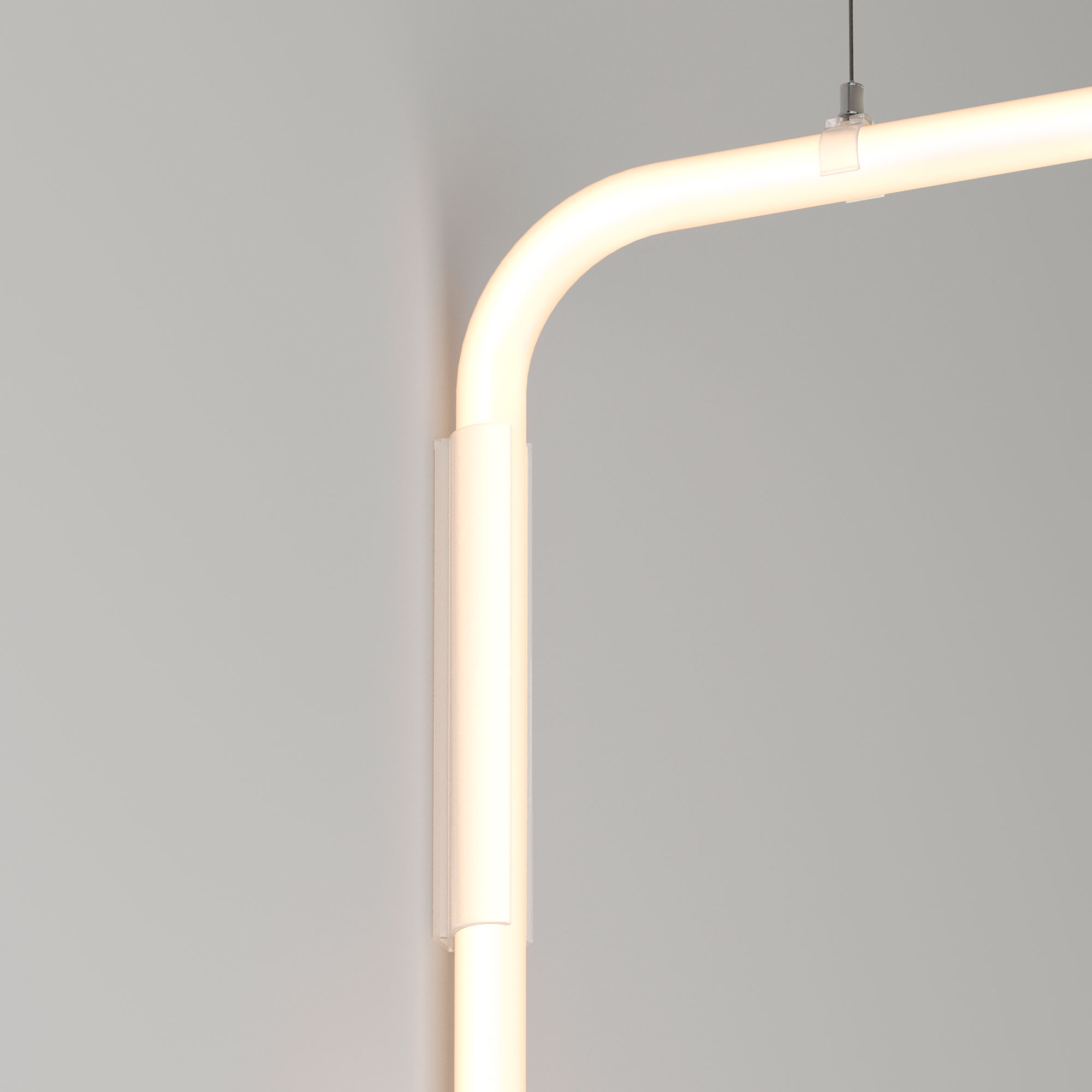 Силиконовый профиль WPH-FLEX-D22-360deg-S8-5m WHITE