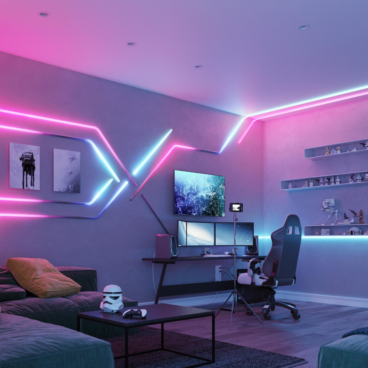 Лента герметичная SPI MOONLIGHT-BLACK-TOP-G180-D25mm 12V RGB-PX2