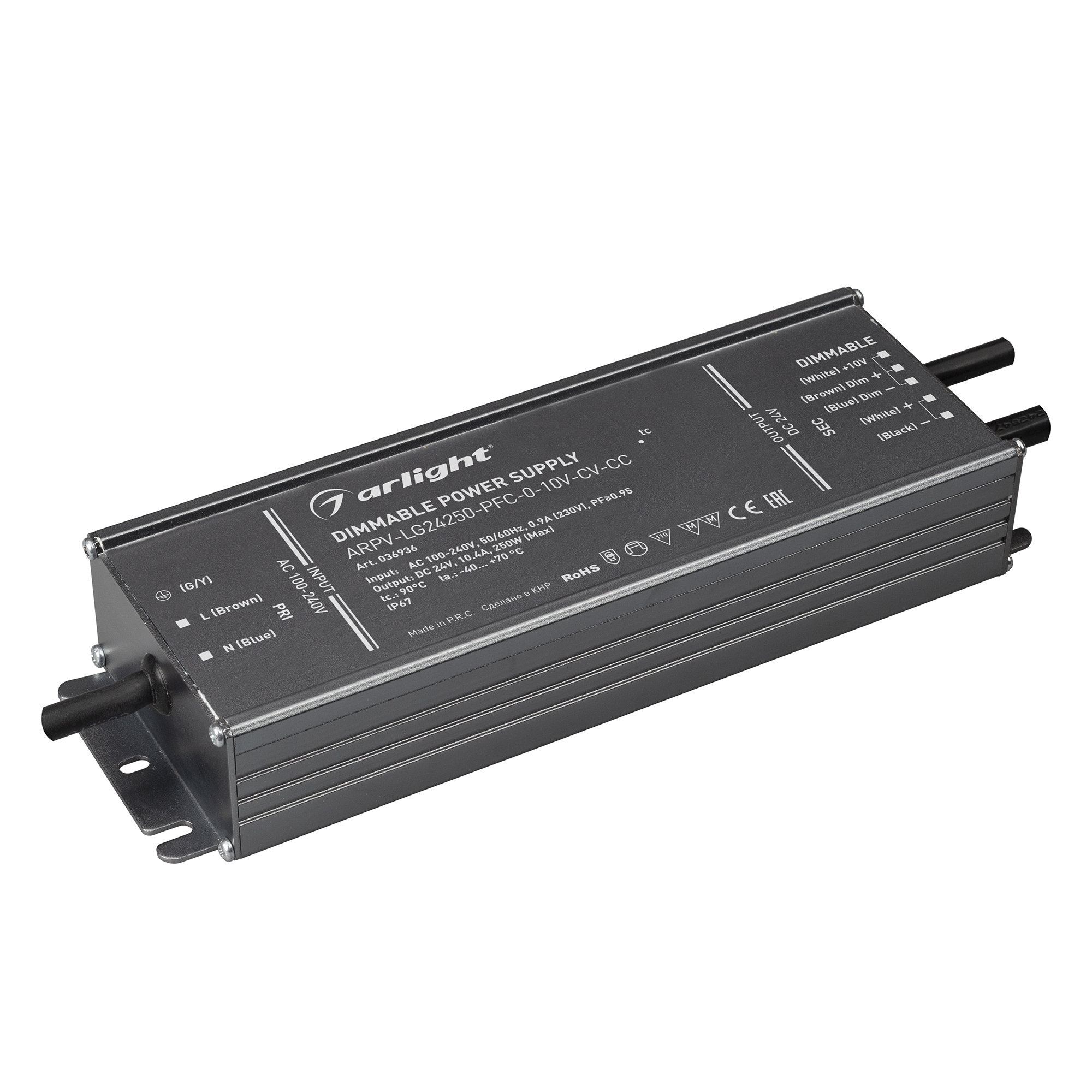 Блок питания ARPV-LG24250-PFC-0-10V-CV-CC