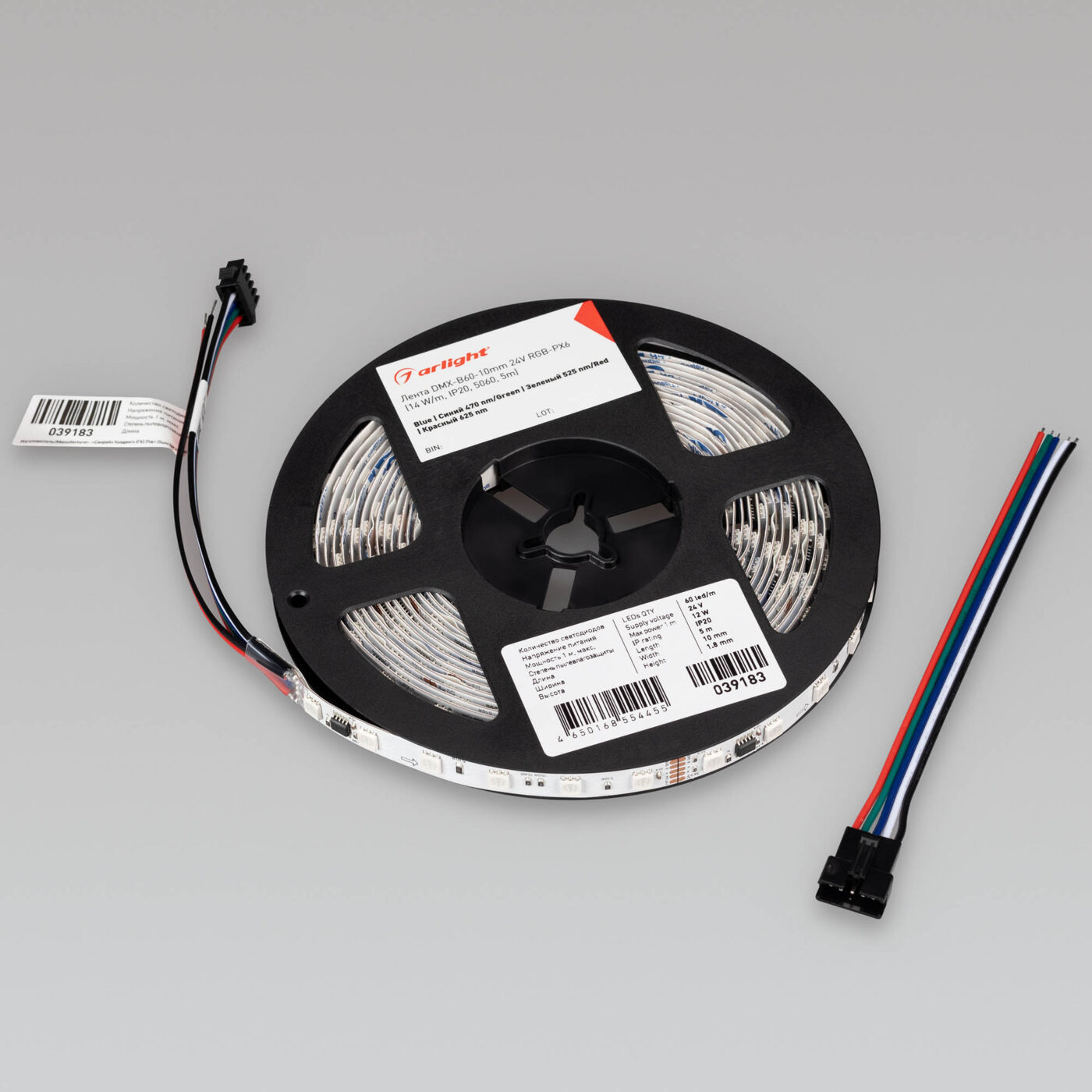 Лента DMX-B60-10mm 24V RGB-PX6