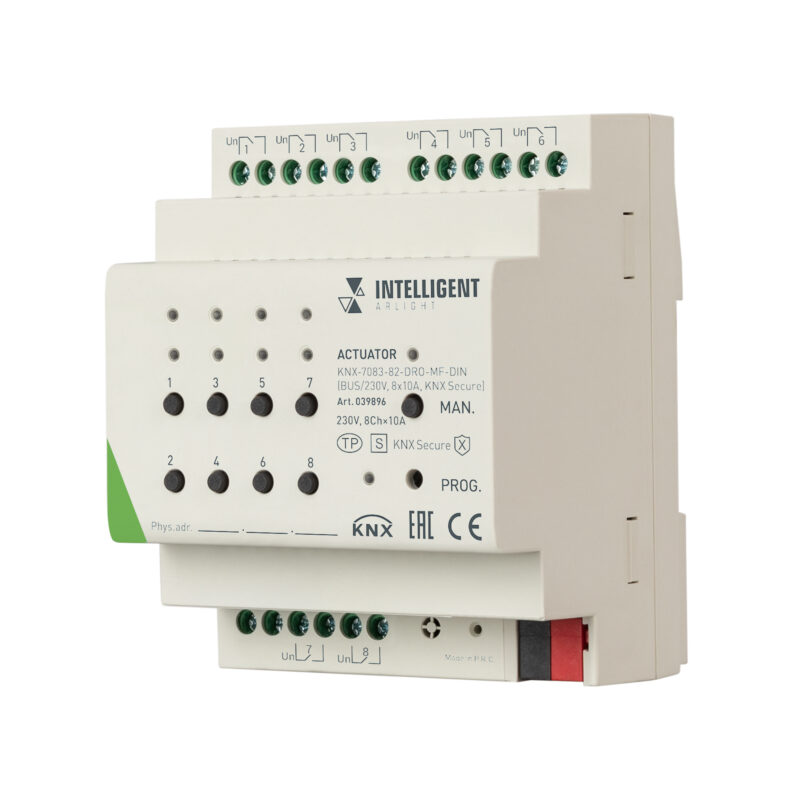 INTELLIGENT ARLIGHT Актуатор KNX-7083-82-DRO-MF-DIN