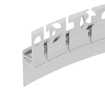 Профиль PLINTUS-FANTOM-BENT-H20-SIDE-2000 WHITE