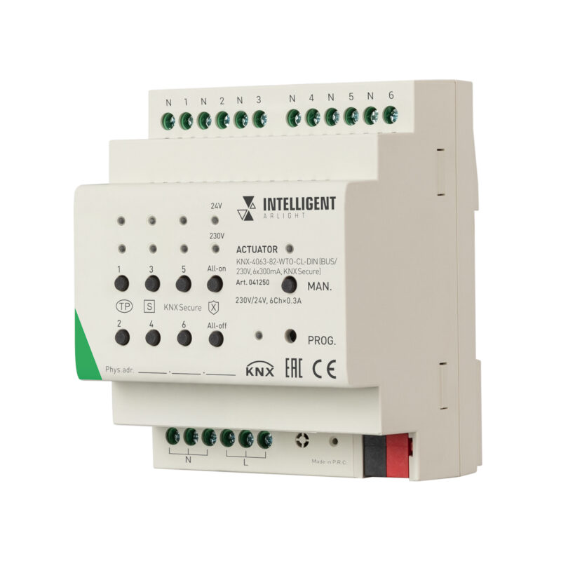 INTELLIGENT ARLIGHT Актуатор KNX-4063-82-WTO-CL-DIN