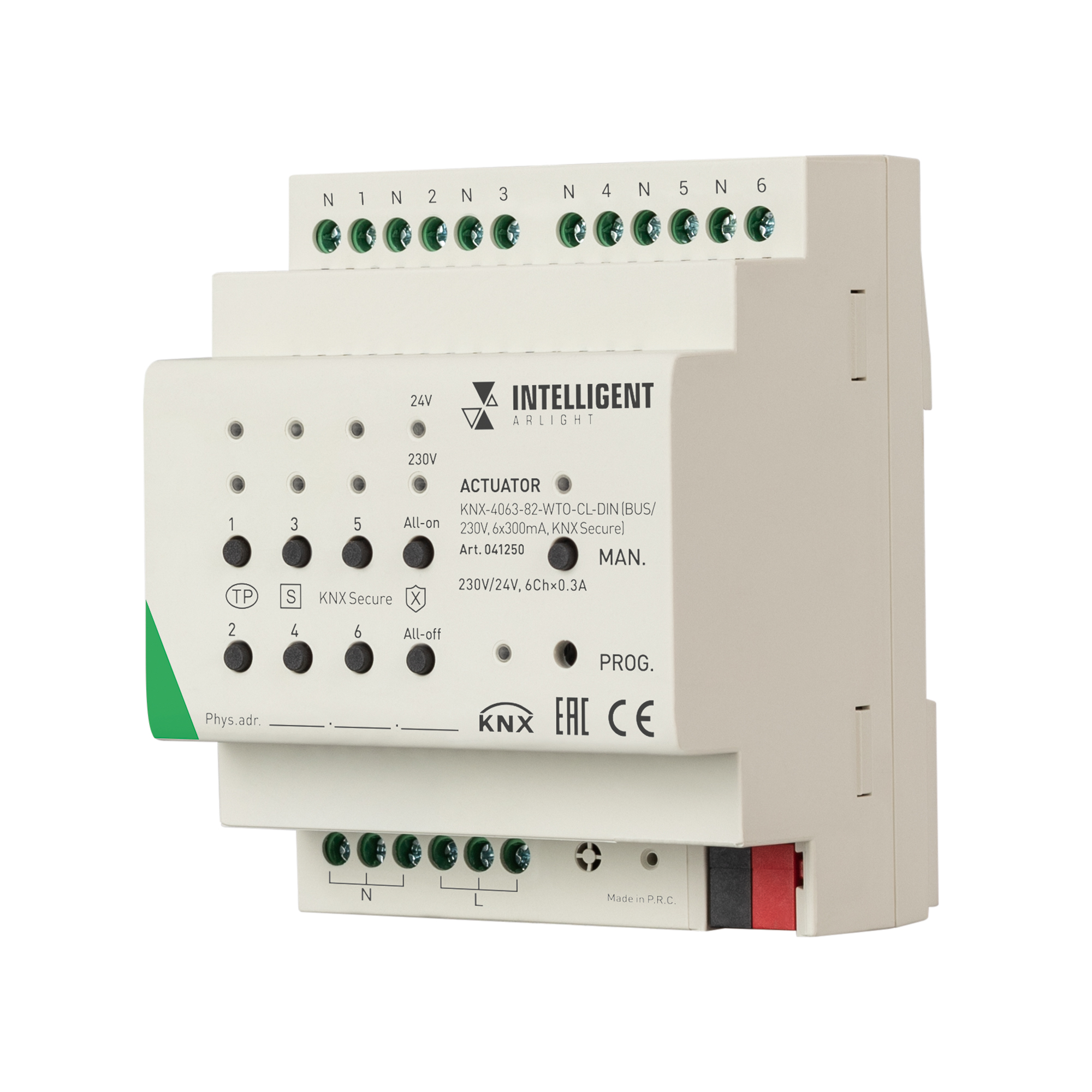 INTELLIGENT ARLIGHT Актуатор KNX-4063-82-WTO-CL-DIN