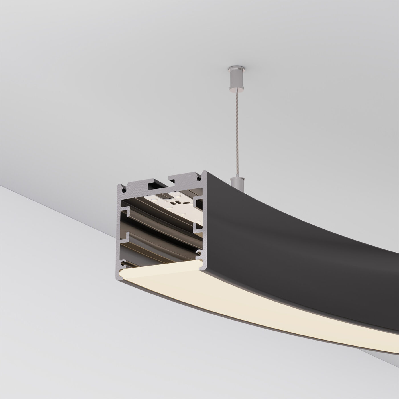 Профиль SL-ARC-3535-D800-A90 SILVER