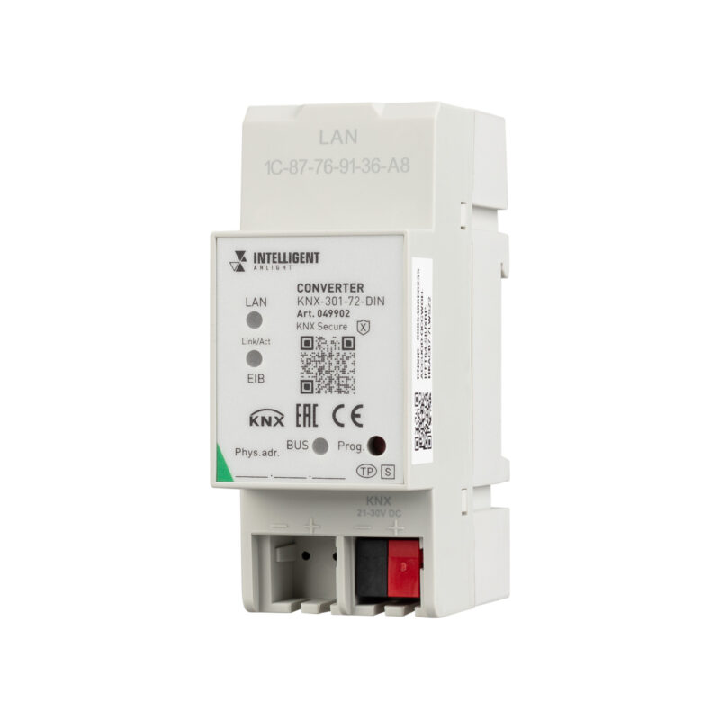 INTELLIGENT ARLIGHT Конвертер KNX-301-72-DIN Grey