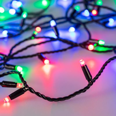 Светодиодная гирлянда ARD-STRING-CLASSIC-10000-BLACK-100LED-LIVE RGB-DMX