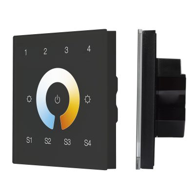 INTELLIGENT ARLIGHT Сенсорная панель DALI-901-11-4G-4SC-MIX-DT8-IN Black