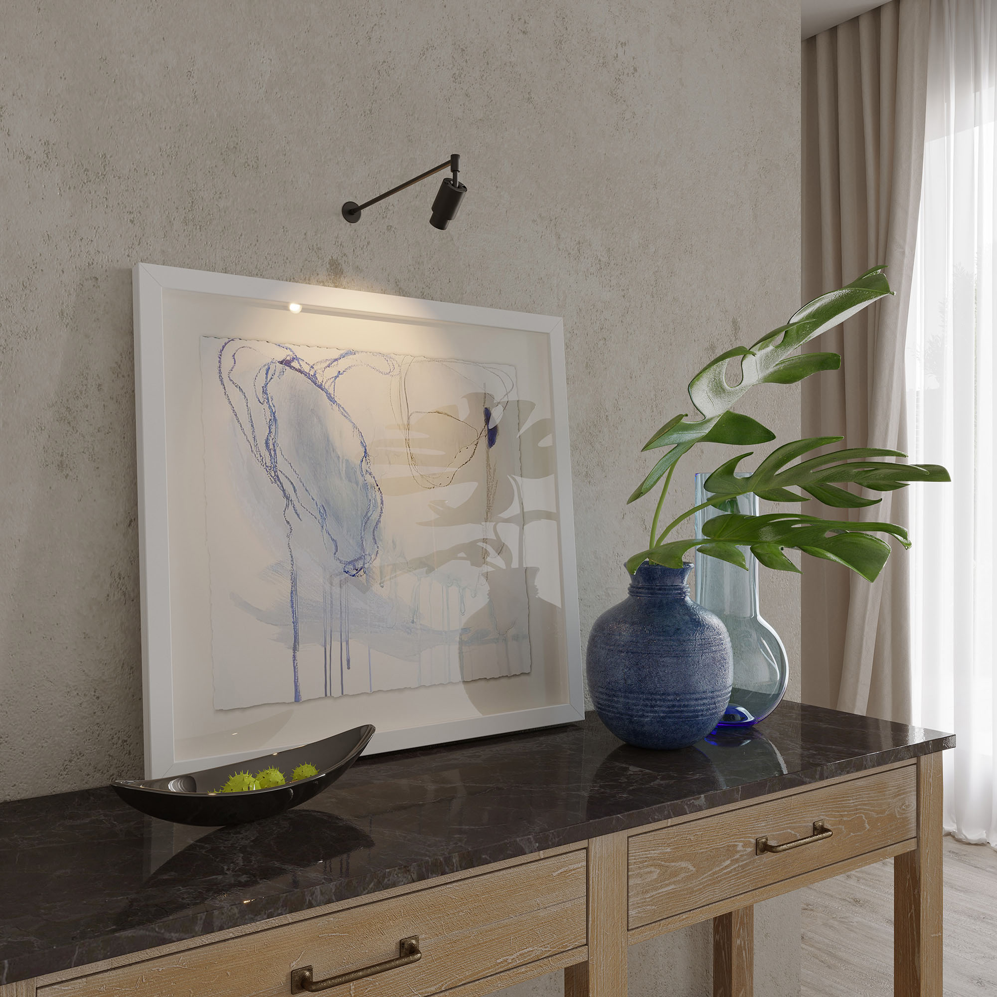 Светильник ART-NEMO-SURFACE-ZOOM-L205-R29.5-2W Warm3000