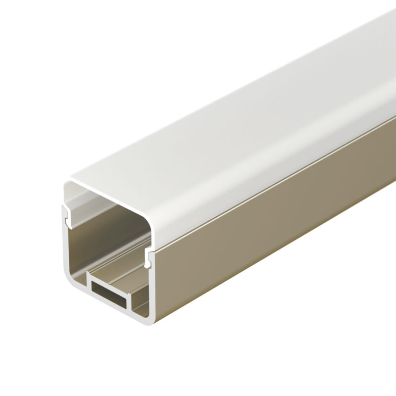 Профиль с экраном LINE-D-3030-2000 SQUARE OLIVE GREY+OPAL