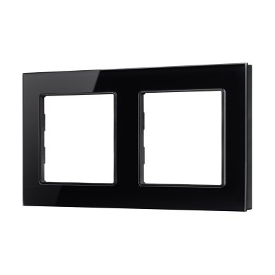 Рамка стеклянная FRM-GLARE-GS-2-BK