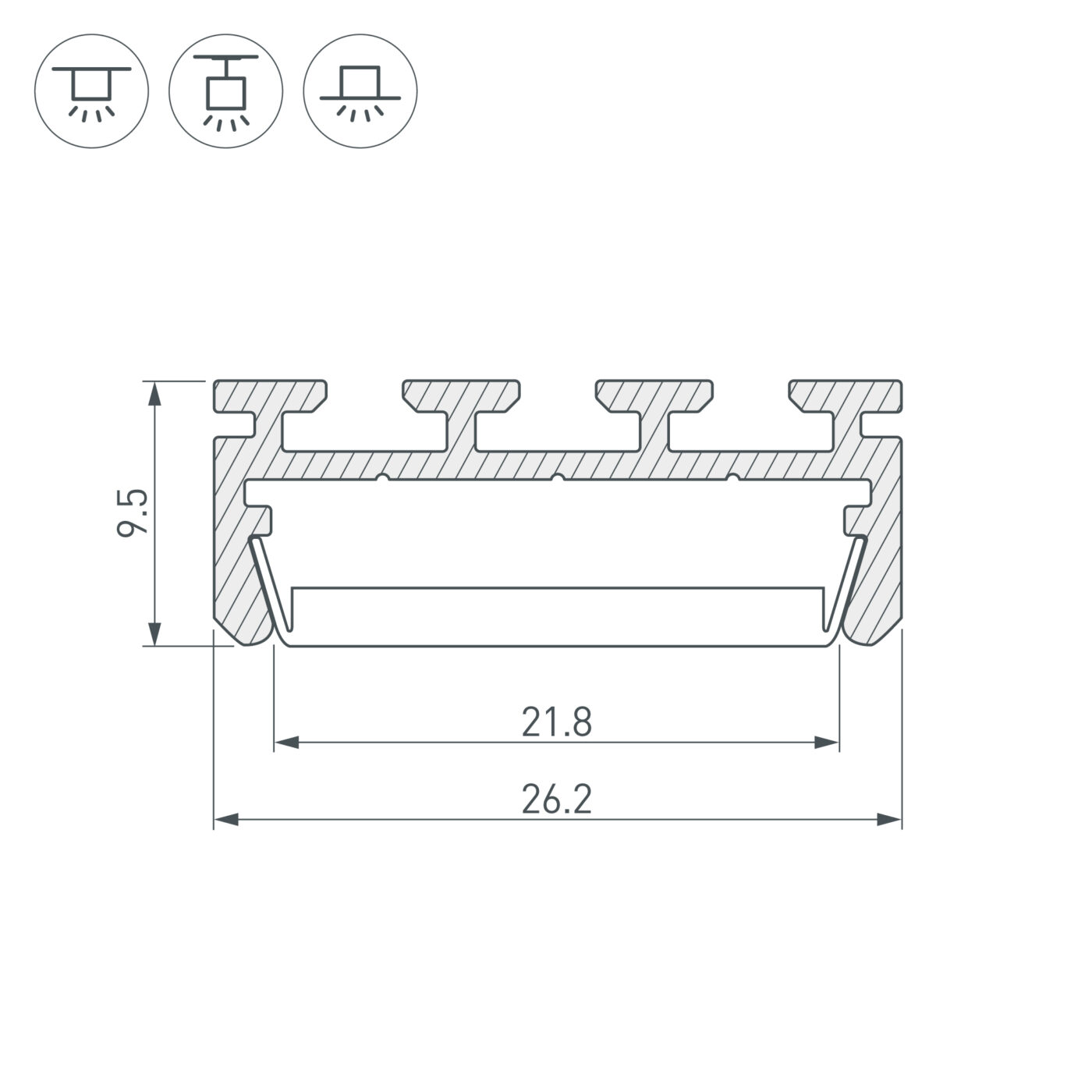 Профиль PLS-LOCK-2000 ANOD