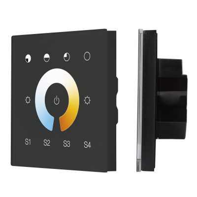 INTELLIGENT ARLIGHT Сенсорная панель DALI-901-11-1G-4SC-MIX-DT8-IN Black