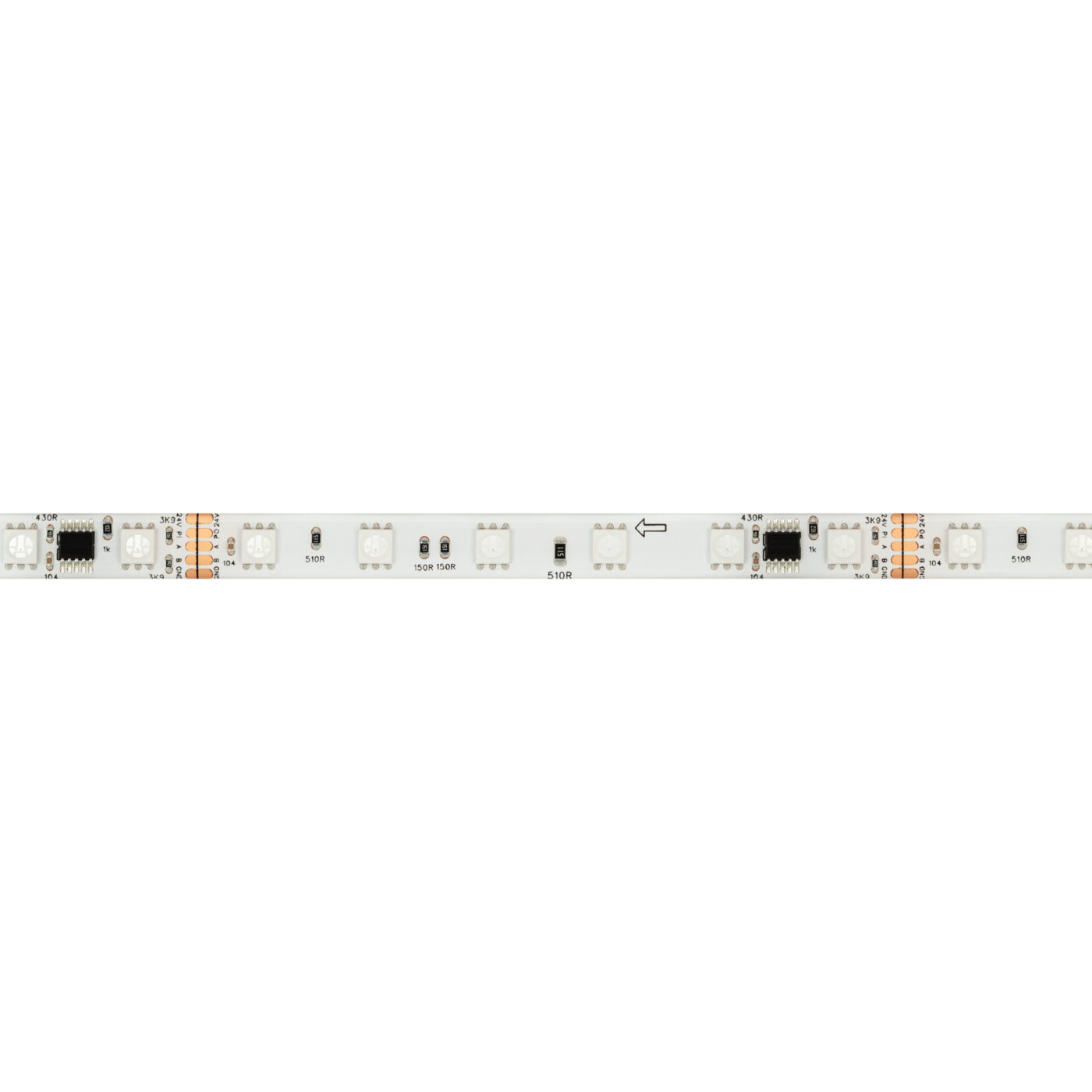 Лента герметичная DMX-SE-B60-10mm 24V RGB-PX6