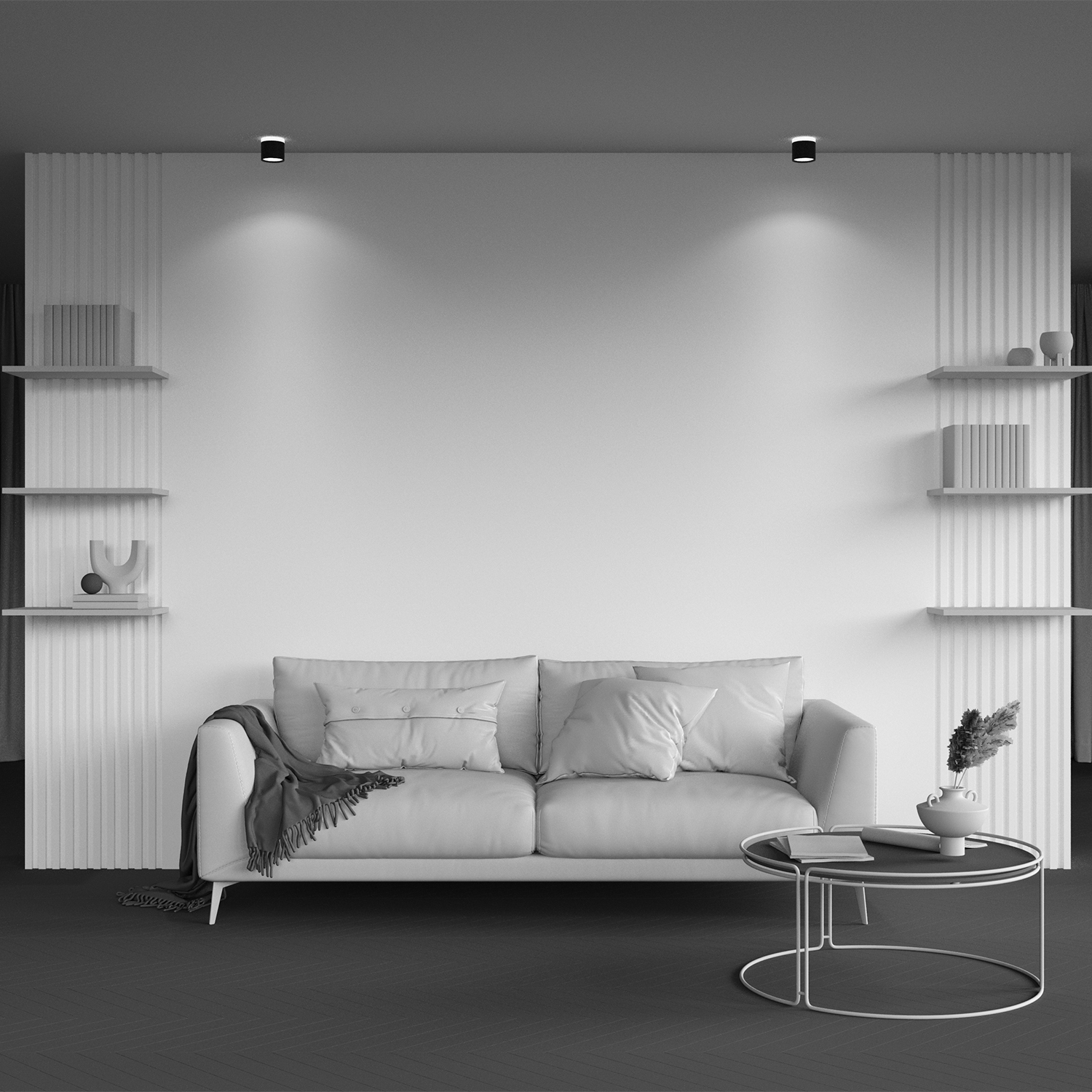 Потолочный светильник Technical C120CL-GX53-B