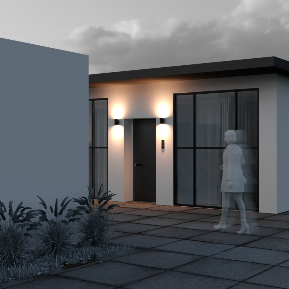 Настенный светильник (бра) Outdoor O303WL-L10GF3K