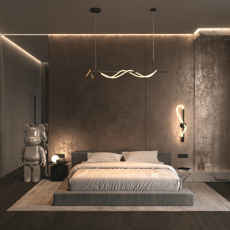 Подвесной светильник Maytoni MOD166PL-L30GB3K