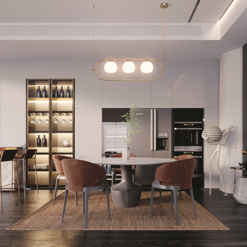 Подвесной светильник Maytoni MOD221PL-03BS