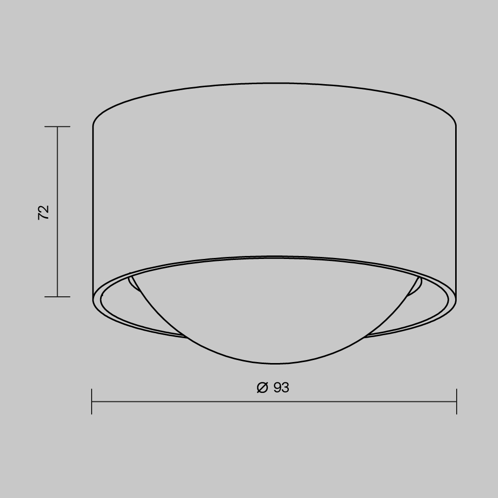 Потолочный светильник Outdoor O498CL-L15B3K