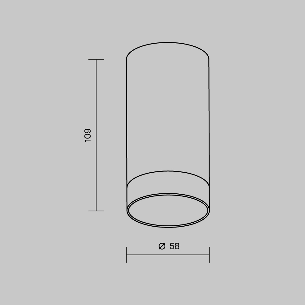 Потолочный светильник Outdoor O500CL-L5W3K