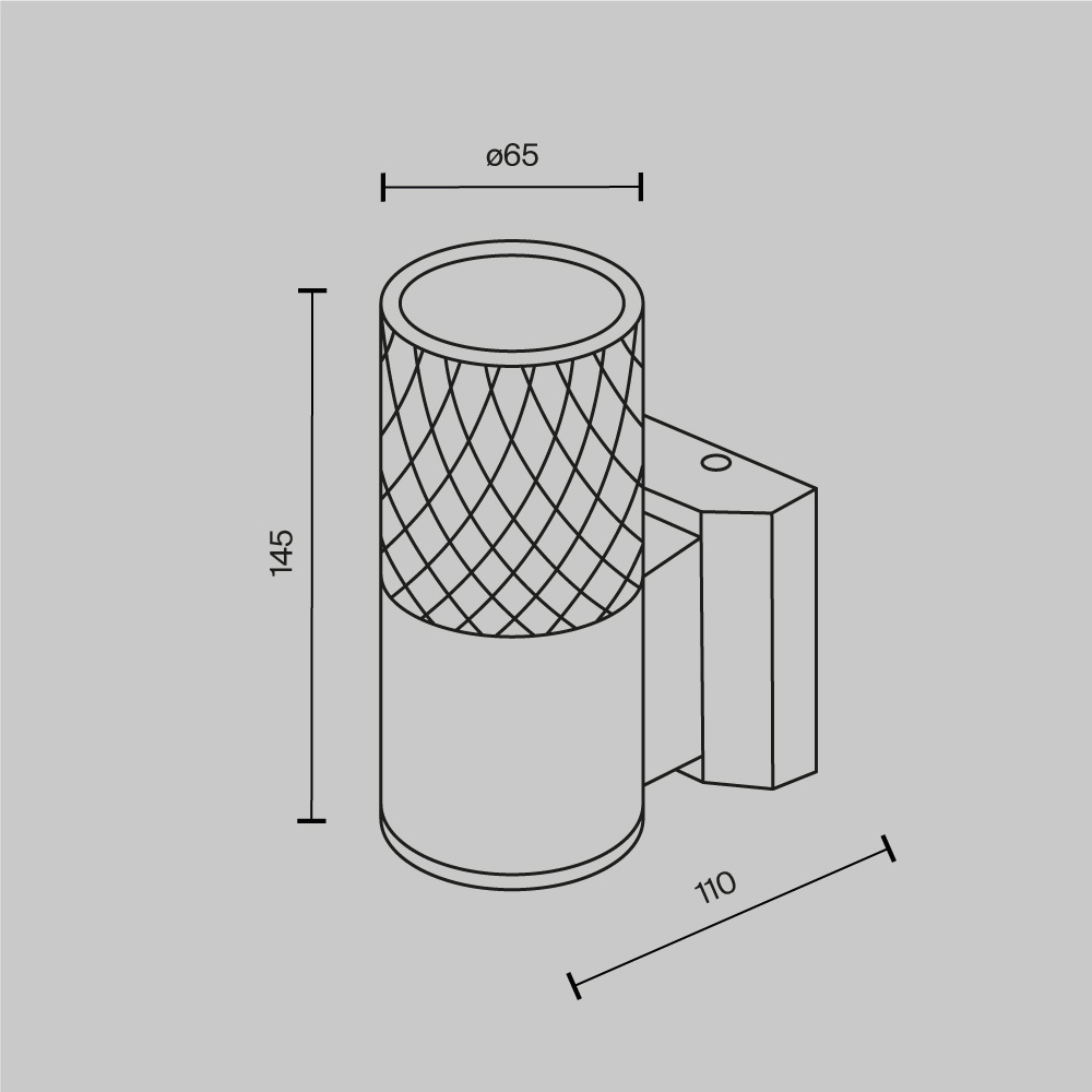 Настенный светильник (бра) Outdoor O583WL-01W