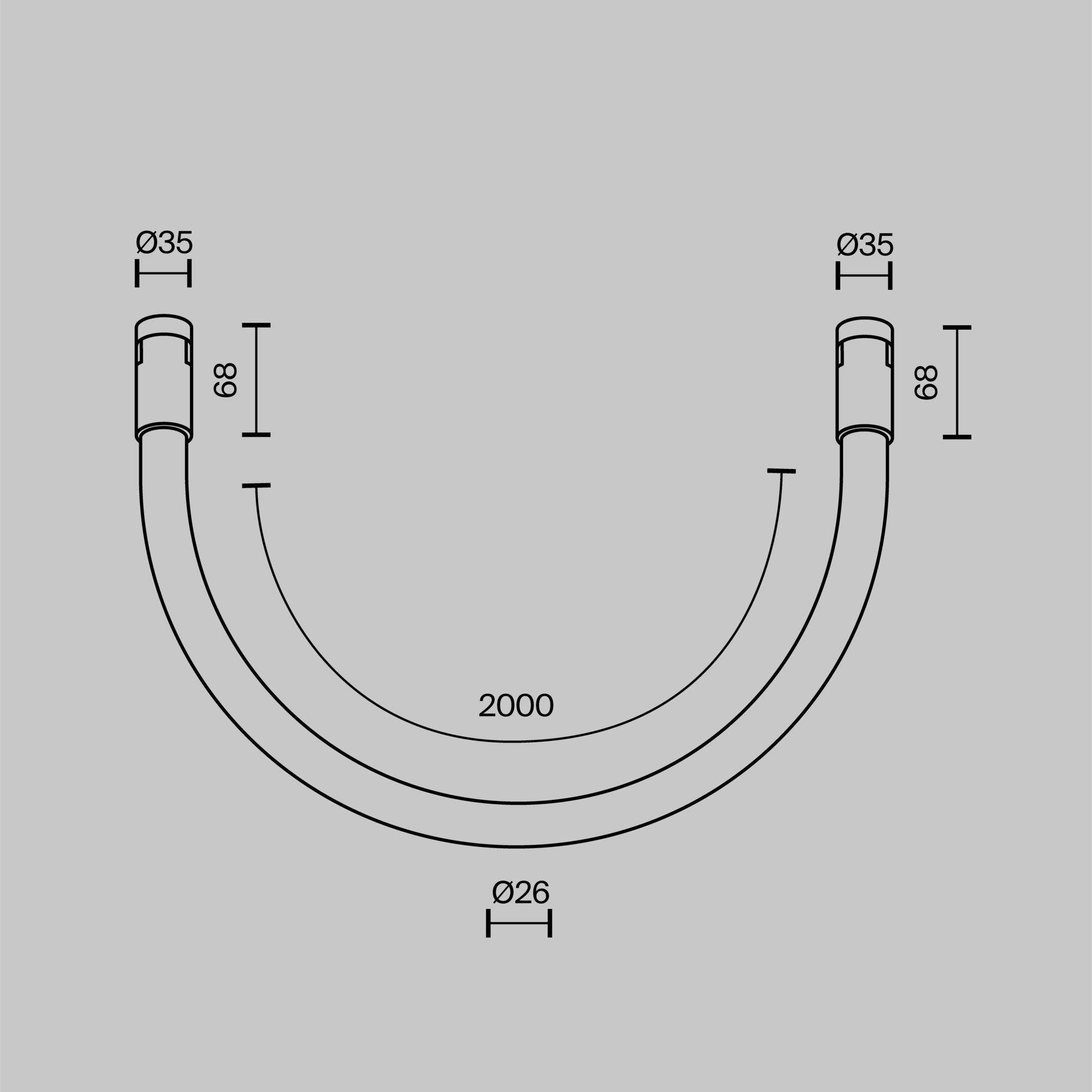 Трековый светильник Technical TR154-1-27W3K-BS
