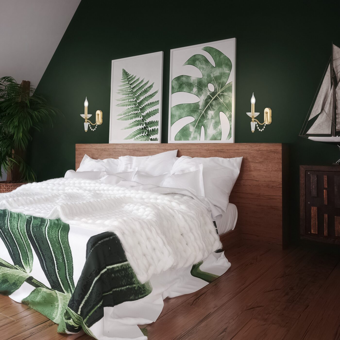 Настенный светильник (бра) Freya FR2009WL-01G