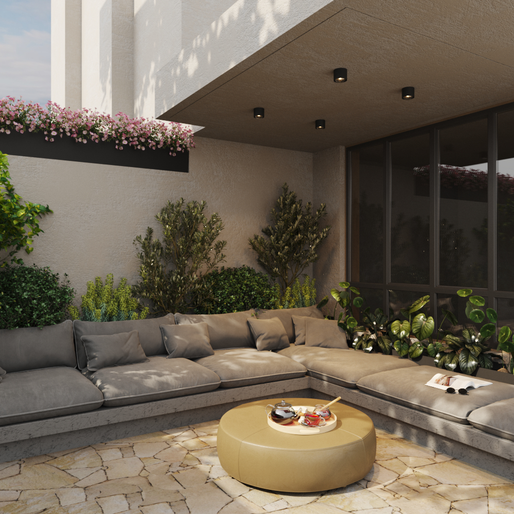 Потолочный светильник Outdoor O498CL-L15B3K